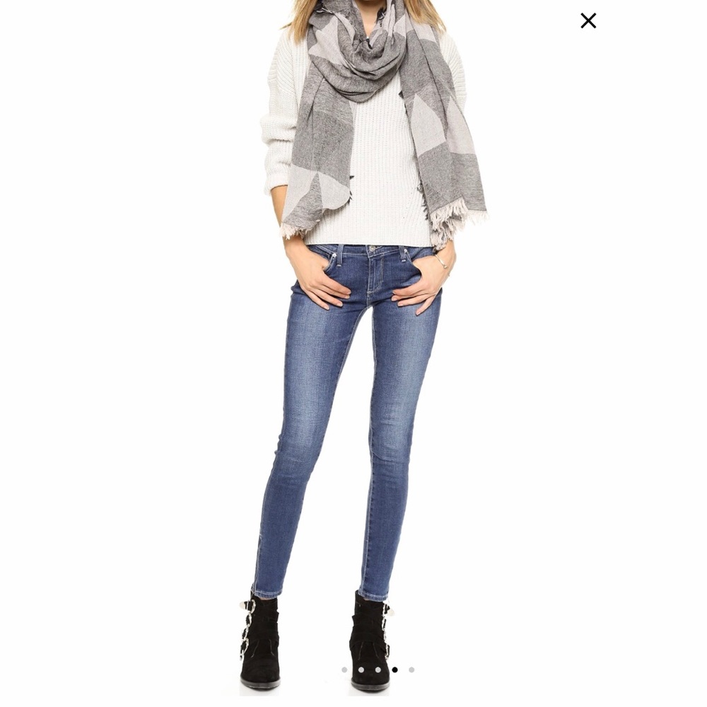 NWOT AG The ZIP-Up Legging Ankle Jean size 27R